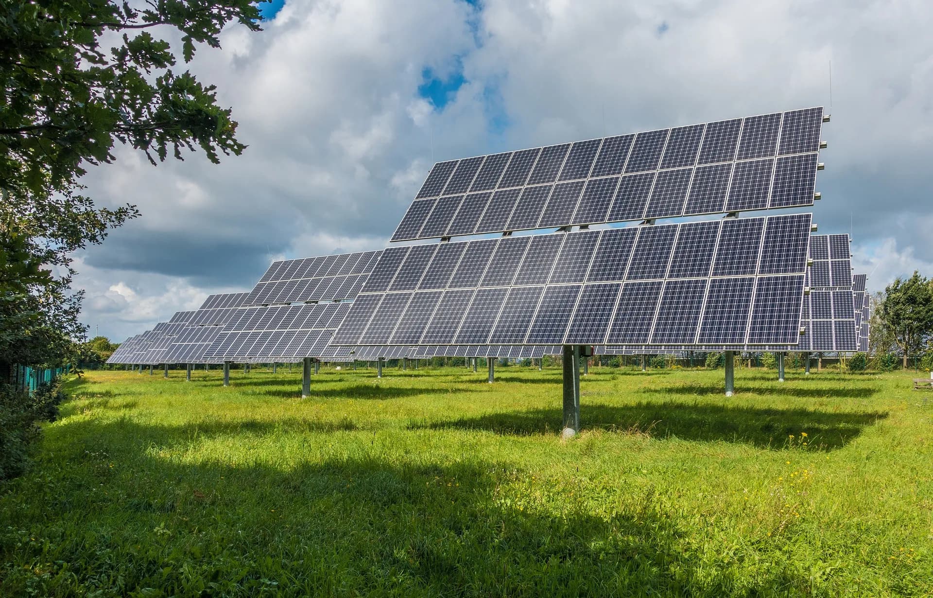 Solar energy park in Greece